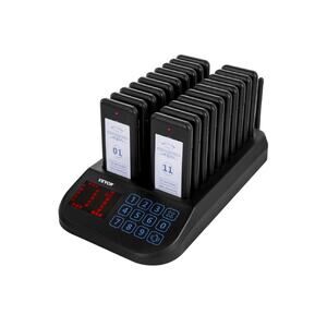 VEVOR F103 Restaurant Pager System 20 Pagers Wireless Calling System